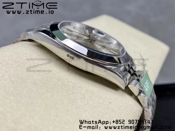 Rolex DateJust 41 126300 ARF  1:1 Best Edition 904L Steel Silvery Dial on SS Jubilee Bracelet VR3235 - Super Clone Watch | 1:1 Best Version
