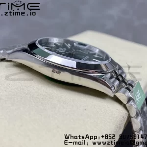Rolex DateJust 41 126300 ARF 1:1 Mejor Edición 904L Acero Esfera Verde Texturada en SS Jubilee Pulsera VR3235 - Super Clone Watch | 1:1 Mejor Versión