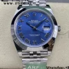 Rolex DateJust 41 126300 ARF  1:1 Best Edition 904L Steel Blue Roman Dial on SS Jubilee Bracelet VR3235 - Super Clone Watch | 1:1 Best Version