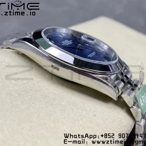 Rolex DateJust 41 126300 ARF  1:1 Best Edition 904L Steel Blue Roman Dial on SS Jubilee Bracelet VR3235 - Super Clone Watch | 1:1 Best Version