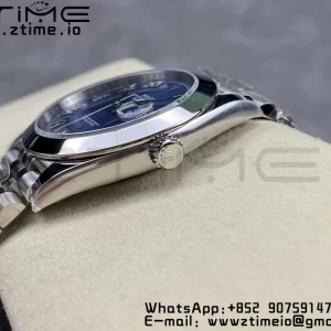 Rolex DateJust 41 126300 ARF  1:1 Best Edition 904L Steel Blue Roman Dial on SS Jubilee Bracelet VR3235 - Super Clone Watch | 1:1 Best Version