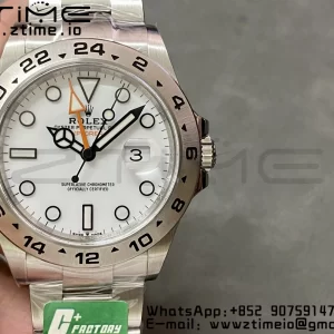 Rolex Explorer II 42mm 226570 904L SS C+F 1:1 Best Edition White Dial on Bracelet VR3285 CHS - Super Clone Watch | 1:1 Best Version
