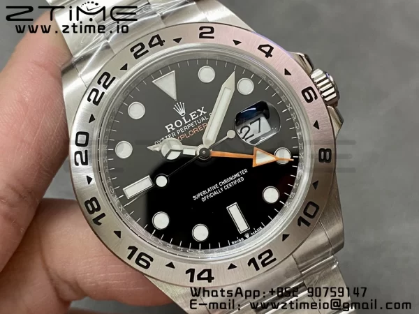 Rolex Explorer II 42mm 226570 904L SS C+F 1:1 Best Edition Black Dial on Bracelet VR3285 CHS - Super Clone Watch | 1:1 Best Version