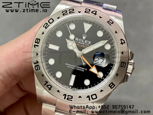 Rolex Explorer II 42mm 226570 904L SS C+F 1:1 Best Edition Black Dial on Bracelet VR3285 CHS - Super Clone Watch | 1:1 Best Version