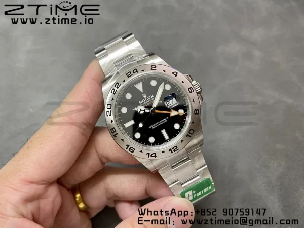 Rolex Explorer II 42mm 226570 904L SS C+F 1:1 Best Edition Black Dial on Bracelet VR3285 CHS - Super Clone Watch | 1:1 Best Version