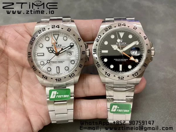 Rolex Explorer II 42mm 226570 904L SS C+F 1:1 Best Edition Black Dial on Bracelet VR3285 CHS - Super Clone Watch | 1:1 Best Version