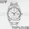 Rolex Sky-Dweller 326934 904L SS ZF 1:1 Best Edition Quadrante bianco su bracciale SS Jubilee A2824 - Orologio Super Clone | 1:1 Best Version
