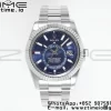 Rolex Sky-Dweller 326934 904L SS ZF 1:1 Best Edition Blue Dial on SS Jubilee Bracelet A2824 - Super Clone Watch | 1:1 Best Version