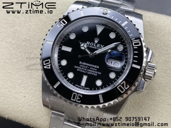 Rolex Submariner 116610 LN Black Ceramic ARF 904L 1:1 Best Edition on SS Bracelet SA3135 - Super Clone Watch | 1:1 Best Version