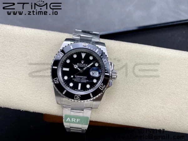 Rolex Submariner 116610 LN Black Ceramic ARF 904L 1:1 Best Edition on SS Bracelet SA3135 - Super Clone Watch | 1:1 Best Version