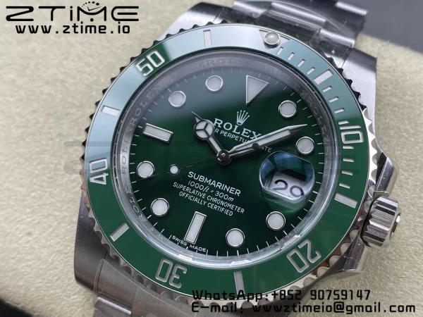 Rolex Submariner 116610 LV Verde Cerámica ARF 904L 1:1 Mejor Edición en SS Pulsera SA3135 - Super Clone Watch | 1:1 Mejor Versión