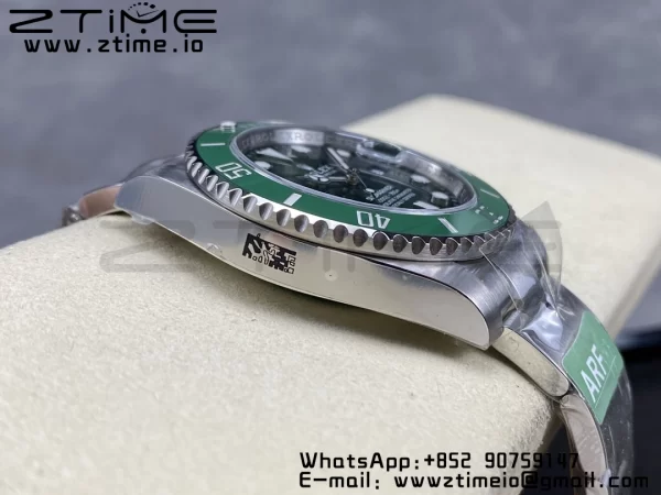 Rolex Submariner 116610 LV Verde Cerámica ARF 904L 1:1 Mejor Edición en SS Pulsera SA3135 - Super Clone Watch | 1:1 Mejor Versión