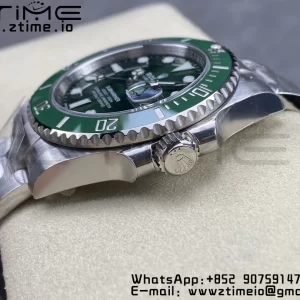 Rolex Submariner 116610 LV Verde Cerámica ARF 904L 1:1 Mejor Edición en SS Pulsera SA3135 - Super Clone Watch | 1:1 Mejor Versión