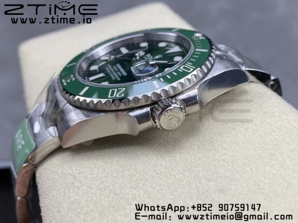 Rolex Submariner 116610 LV Verde Cerámica ARF 904L 1:1 Mejor Edición en SS Pulsera SA3135 - Super Clone Watch | 1:1 Mejor Versión