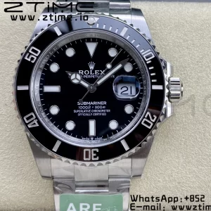 Rolex Submariner 41mm 126610 LN Black Ceramic 904L Steel Clean 1:1 Best Edition VR3235 - Super Clone Watch | 1:1 Best Version