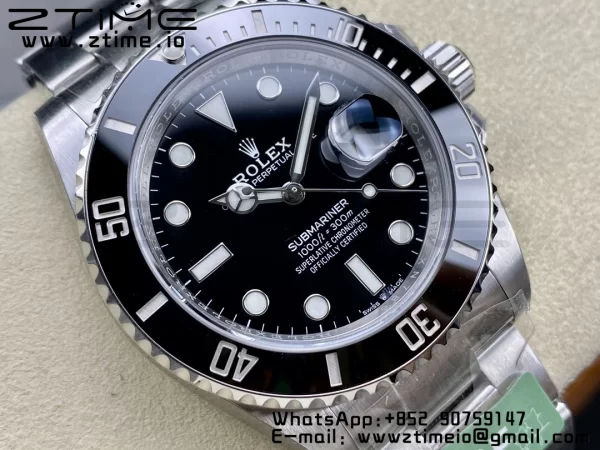 Rolex Submariner 41mm 126610 LN Μαύρο κεραμικό 904L Steel Clean 1:1 Best Edition VR3235 - Super Clone Watch | 1:1 Best Version