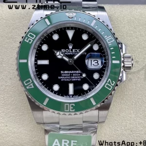 Rolex Submariner 41mm 126610 LV Kermit 904L Steel ARF 1:1 Best Edition VR3235 - Super Clone Watch | 1:1 Best Version