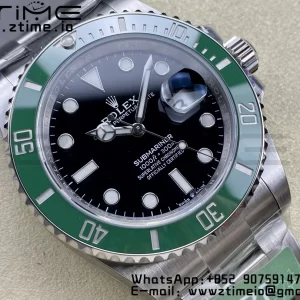 Rolex Submariner 41mm 126610 LV Kermit 904L Steel ARF 1:1 Best Edition VR3235 - Super Clone Watch | 1:1 Best Version