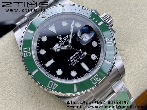 Rolex Submariner 41mm 126610 LV Kermit 904L Steel ARF 1:1 Best Edition VR3235 - Super Clone Watch | 1:1 Best Version