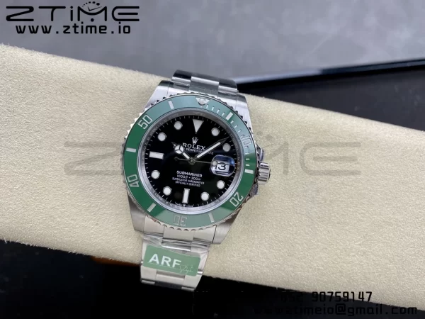Rolex Submariner 41mm 126610 LV Kermit 904L Steel ARF 1:1 Best Edition VR3235 - Super Clone Watch | 1:1 Best Version