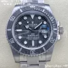 Rolex Submariner Sandblasted DIWF Best Edition Carbon Bezel Carbon Dial Dial on SS Bracelet VR3135 - Super Clone Watch | 1:1 Best Version