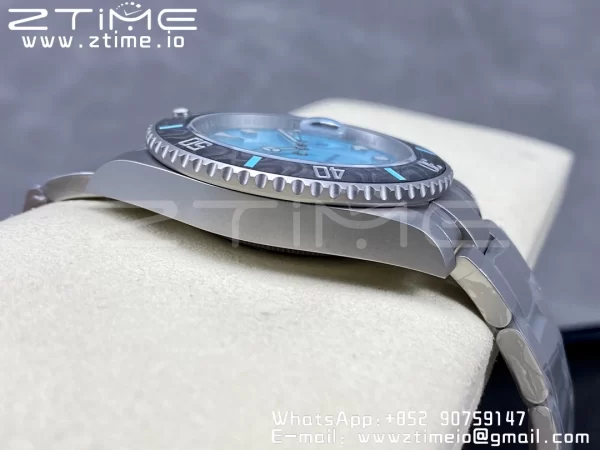 Rolex Submariner DIW Sandblasted VSF 1:1 Best Edition Tiffany Blue Dial on SS Bracelet VS3135 - Super Clone Watch | 1:1 Nejlepší verze