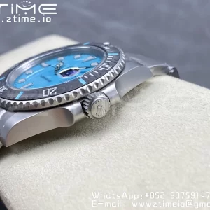 Rolex Submariner DIW Sandblasted VSF 1:1 Best Edition Tiffany Blue Dial on SS Bracelet VS3135 - Super Clone Watch | 1:1 Nejlepší verze