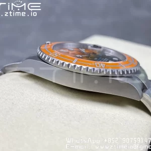 Rolex Submariner DIW Sandblasted VSF 1:1 Best Edition Πορτοκαλί Κεραμικό Bezel Πορτοκαλί/μαύρο καντράν σε βραχιόλι SS VS3135 - Super Clone Watch | 1:1 Best Version