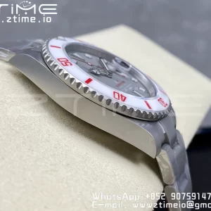 Rolex Submariner Sandblasted DIWF Best Edition White Bezel Gray Dial Dial on SS Bracelet VR3135 - Super Clone Watch | 1:1 Best Version