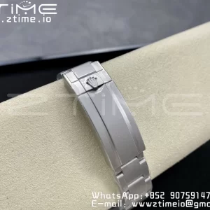 Rolex Submariner Sandblasted DIWF Best Edition White Bezel Gray Dial Dial on SS Bracelet VR3135 - Super Clone Watch | 1:1 Best Version