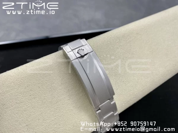 Rolex Submariner Sandblasted DIWF Best Edition White Bezel Gray Dial Dial on SS Bracelet VR3135 - Super Clone Watch | 1:1 Best Version
