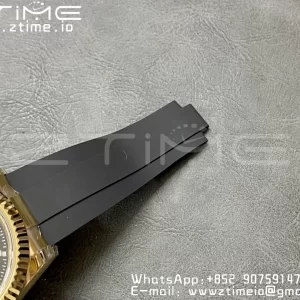 Rolex Skydweller 336238 YG Noob Best Edition Black Dial on Oysterflex Strap A23J - Super Clone Watch | 1:1 Best Version