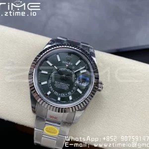 ロレックス スカイドゥエラー 326934 SS Noob ベストエディション ブラックダイヤル SSブレスレット A23J - スーパークローン時計｜1:1 ベストバージョン