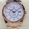Rolex Skydweller 336935 RG Noob Best Edition White Dial on RG Bracelet A23J - Super Clone Watch | 1:1 Nejlepší verze
