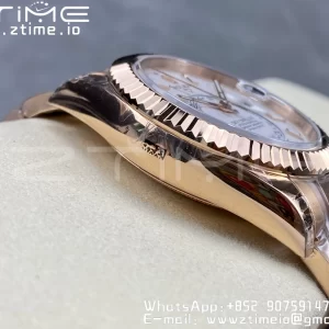 Rolex Skydweller 336935 RG Noob Best Edition Quadrante Bianco su Bracciale RG A23J - Orologio Super Clone | 1:1 Miglior Versione
