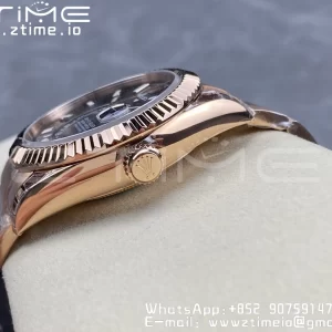 Rolex Skydweller 336935 RG Noob Best Edition Blue Dial on RG Bracelet A23J - Super Clone Watch | 1:1 Best Version