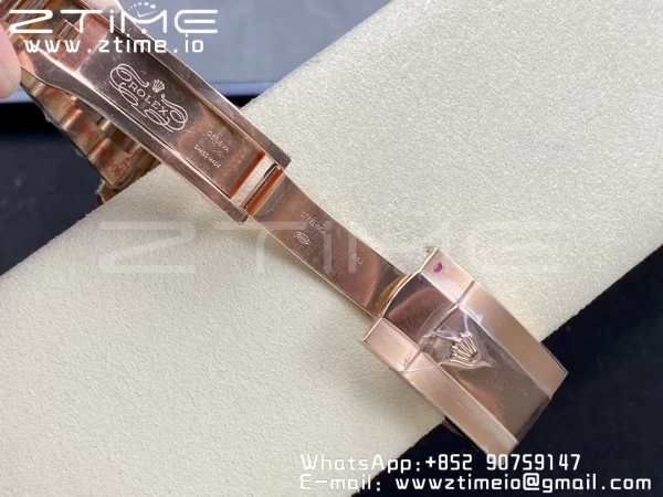 Rolex Skydweller 336935 RG Noob Best Edition Brown Dial on RG Bracelet A23J - Super Clone Watch | 1:1 Best Version