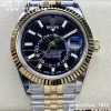 Rolex Skydweller 326933 SS/YG Noob Best Edition Black Dial on SS/YG Jubilee Bracelet A23J - Super Clone Watch | 1:1 Best Version