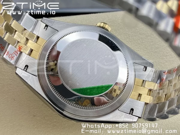 Rolex Skydweller 326933 SS/YG Noob Best Edition Schwarzes Zifferblatt auf SS/YG Jubilee Armband A23J - Super Clone Watch | 1:1 Best Version