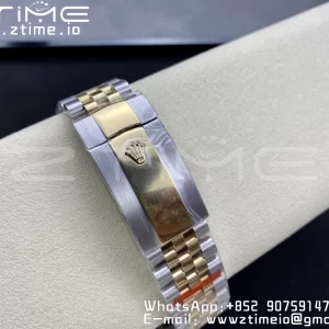 Rolex Skydweller 326933 SS/YG Noob Best Edition Schwarzes Zifferblatt auf SS/YG Jubilee Armband A23J - Super Clone Watch | 1:1 Best Version