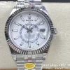ロレックス スカイドゥエラー 326934 SS Noob ベストエディション ホワイトダイアル SSジュビリーブレスレット A23J - スーパークローン時計｜1:1 ベストバージョン