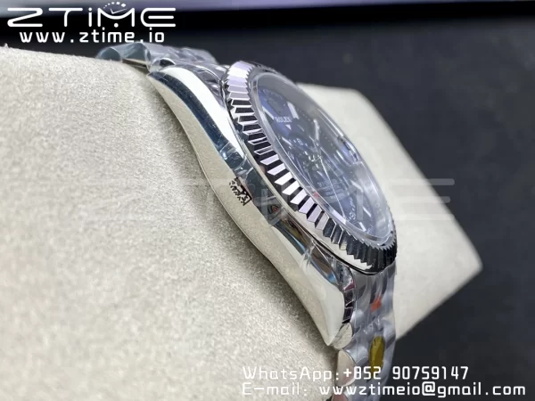 Rolex Skydweller 326934 SS Noob Best Edition Blue Dial on SS  Jubilee Bracelet A23J - Super Clone Watch | 1:1 Best Version
