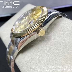 Rolex Skydweller 326933 SS/YG Noob Best Edition YG Dial on SS/YG Jubilee Bracelet A23J - Super Clone Watch | 1:1 Best Version