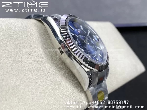 Rolex Skydweller 326934 SS Noob Best Edition Blue Dial on SS  Bracelet A23J - Super Clone Watch | 1:1 Best Version