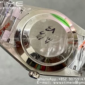 Rolex DayDate 228236 40mm GMF 1:1 Best Edition Gray Dial  Fluted Bezel on SS Bracelet A2836 (Tungsten Heavy Version) - Super Clone Watch | 1:1 Best Version