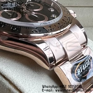 Rolex Daytona 116505 BTF 1:1 Best Edition Black Diamonds Dial on RG Bracelet SA4130 - Super Clone Watch | 1:1 Best Version