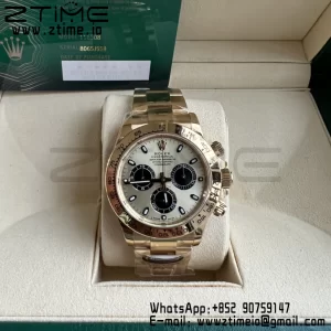 Rolex Daytona 116508 BTF 1:1 Best Edition YG/Black Dial on YG Bracelet SA4130 - Super Clone Watch | 1:1 Best Version