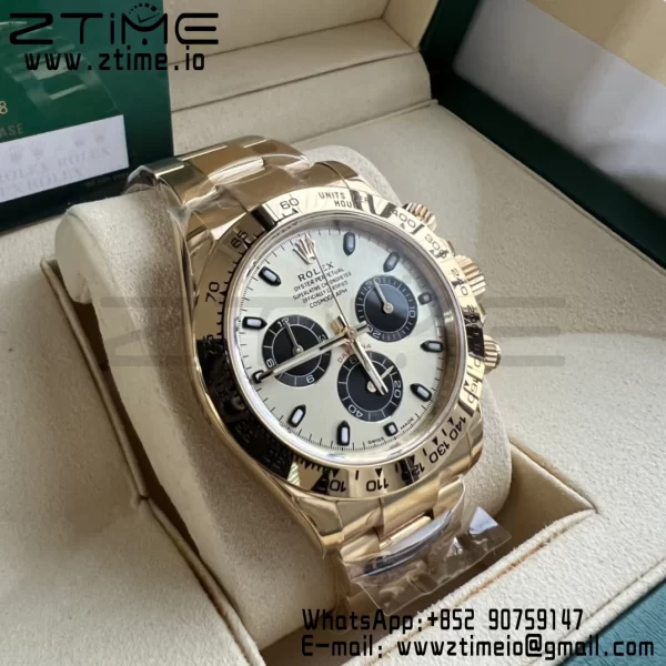 Rolex Daytona 116508 BTF 1:1 Best Edition YG/Black Dial on YG Bracelet SA4130 - Super Clone Watch | 1:1 Best Version
