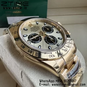 Rolex Daytona 116508 BTF 1:1 Best Edition YG/Black Dial on YG Bracelet SA4130 - Super Clone Watch | 1:1 Best Version