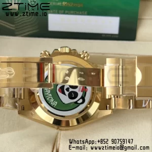 Rolex Daytona 116508 BTF 1:1 Best Edition Green Dial on YG Bracelet SA4130 - Super Clone Watch | 1:1 Best Version